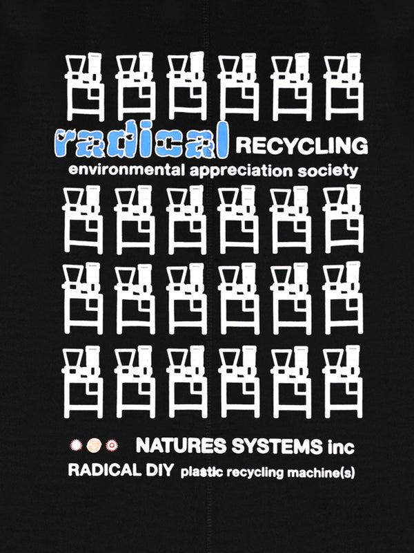 Space Available Radical Recycling Long Sleeve T-Shirt Black