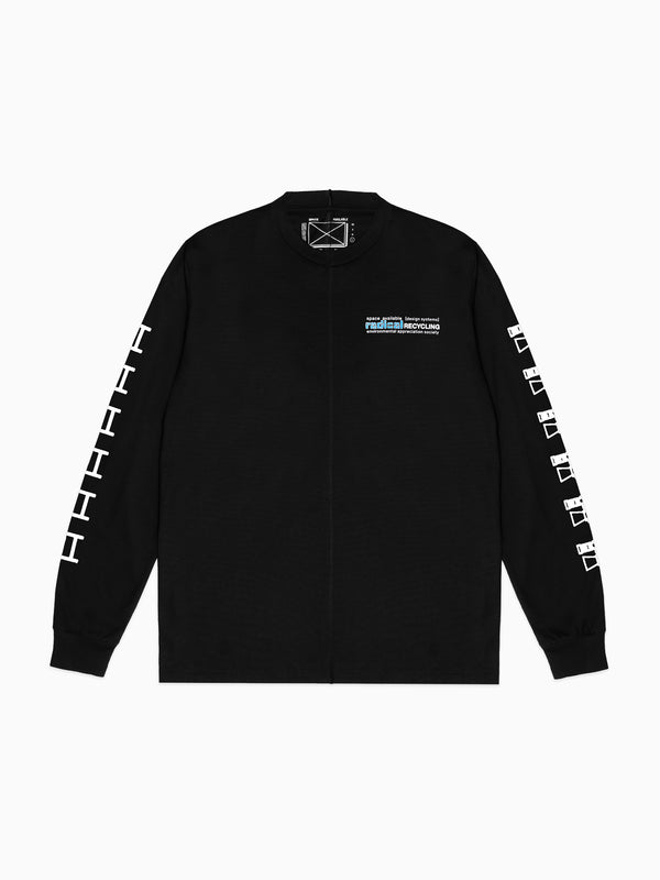 space available Radical Recycling Long Sleeve T-Shirt Black