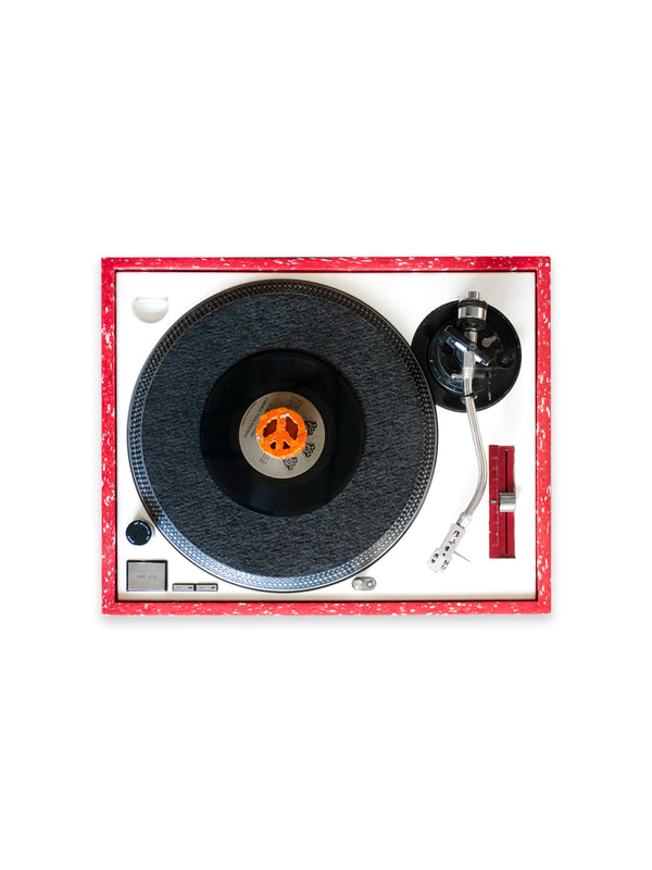 Space Available Recycled 7 Inch Vinyl Adapter Orange