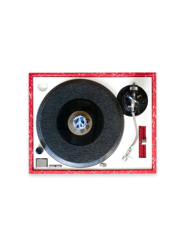 Space Available Recycled 7 Inch Vinyl Adapter White