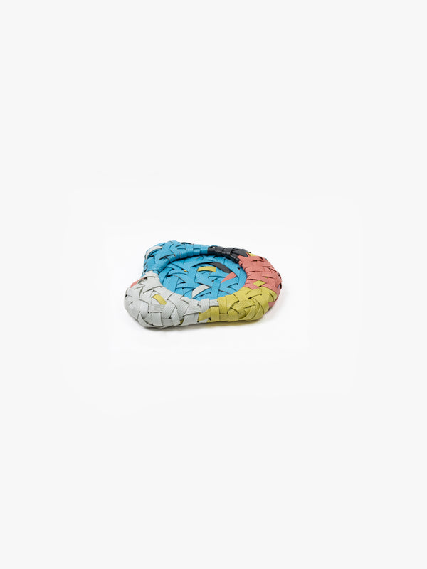 Space Available Recycled Plastic Woven Ecology Coaster Multicolour