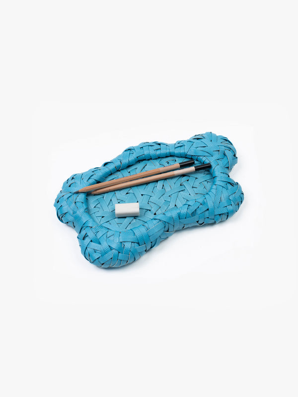 Space Available Recycled Plastic Woven Ecology Tray Blue