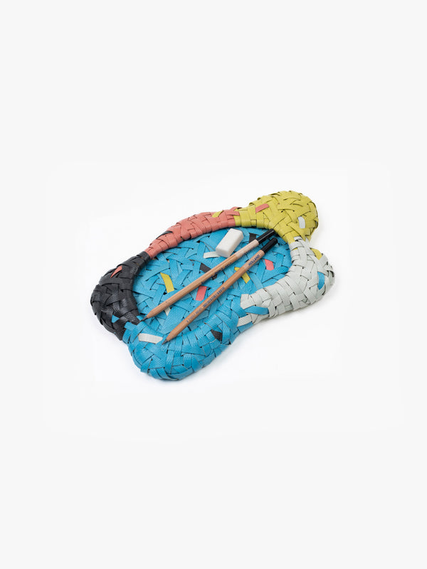 Space Available Recycled Plastic Woven Ecology Tray Multicolour