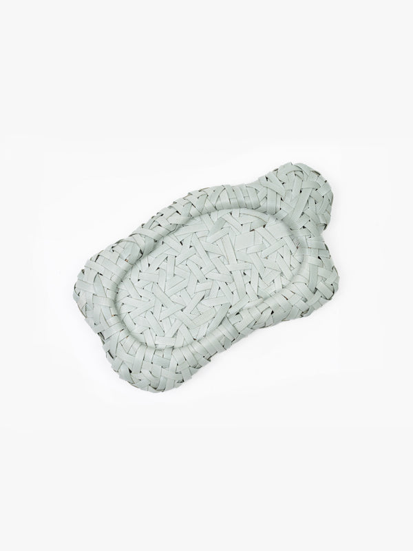 space available Recycled Plastic Woven Ecology Tray White