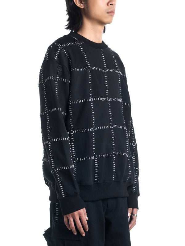 Space Available Artisan Patch Sweatshirt Black