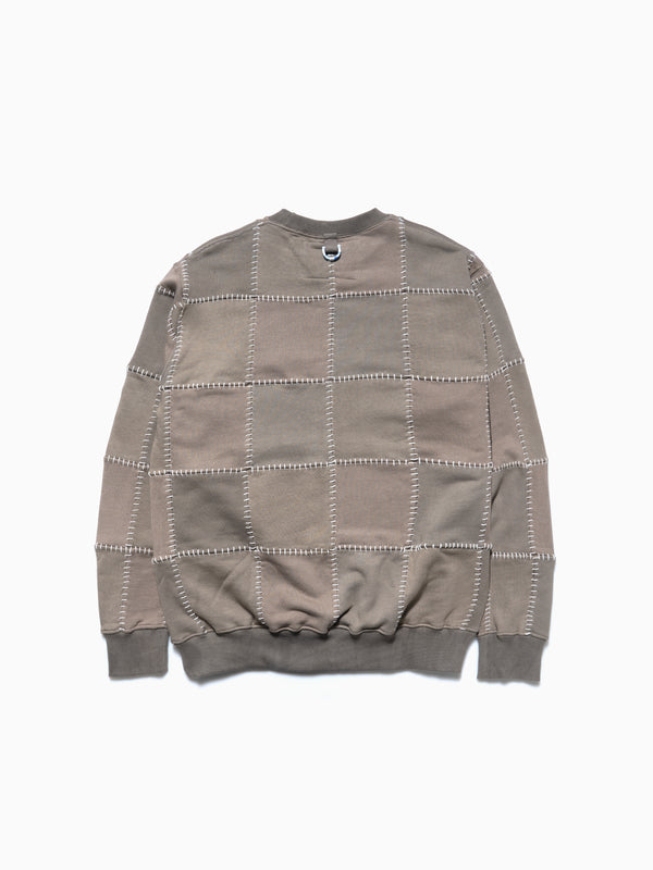 Space Available Artisan Patch Sweatshirt Brown