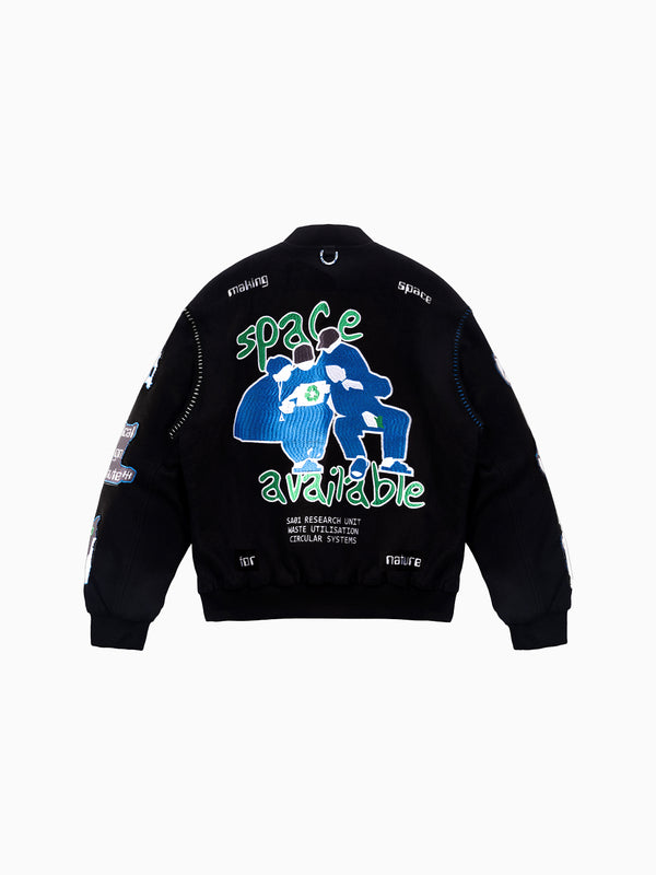 Space Available CDA Varsity Jacket Black