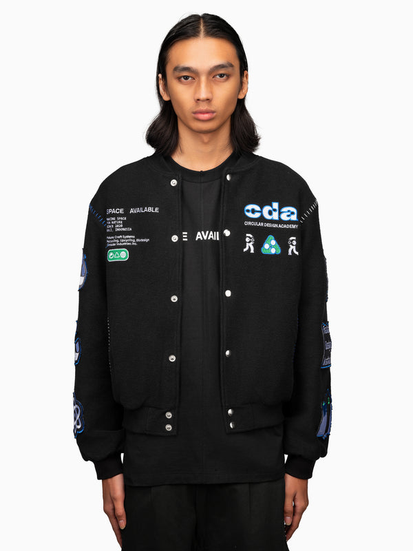 Space Available CDA Varsity Jacket Black