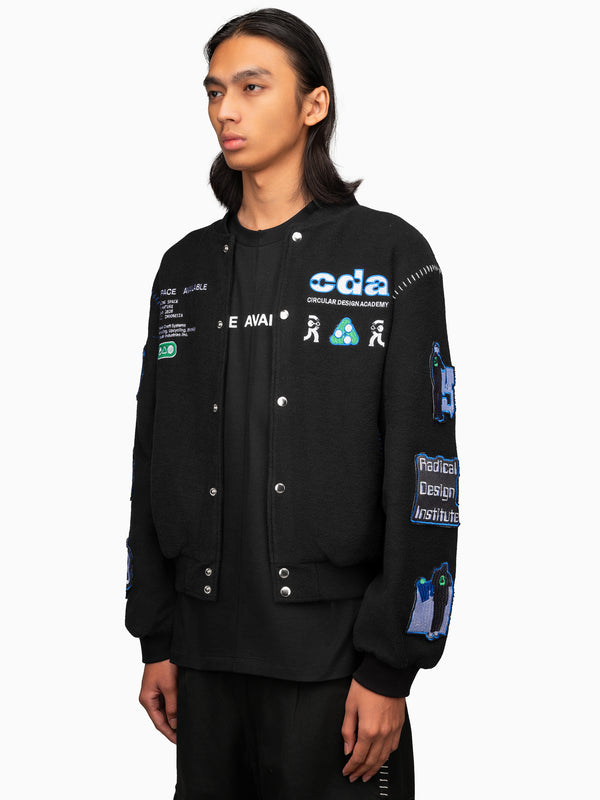 Space Available CDA Varsity Jacket Black