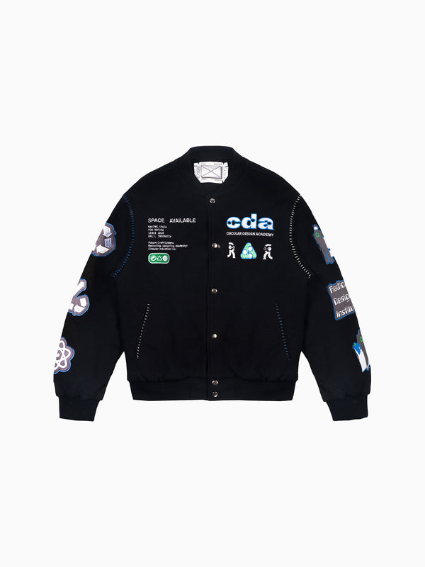 space available CDA Varsity Jacket Black