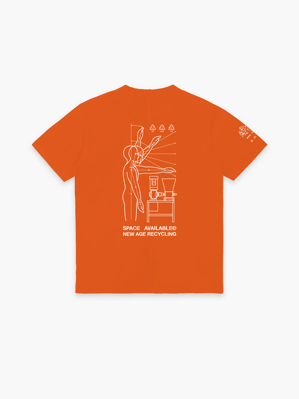 Space Available Circular Industries T-shirt Orange