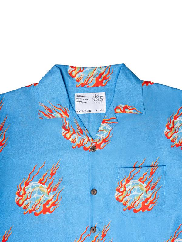 Space Available DOME ON FIRE BLUE