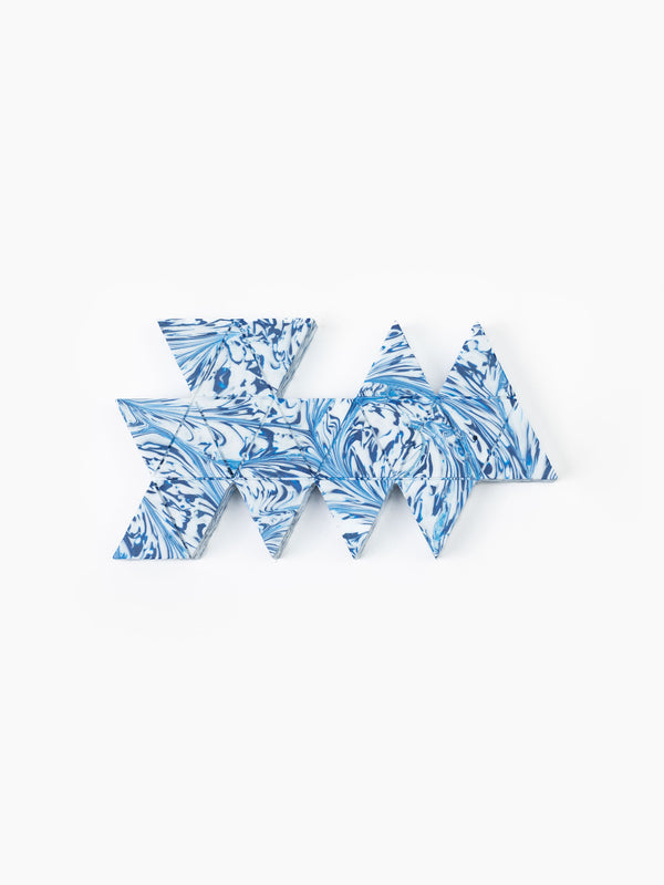 Space Available Dymaxion Map Incense Holder Blue