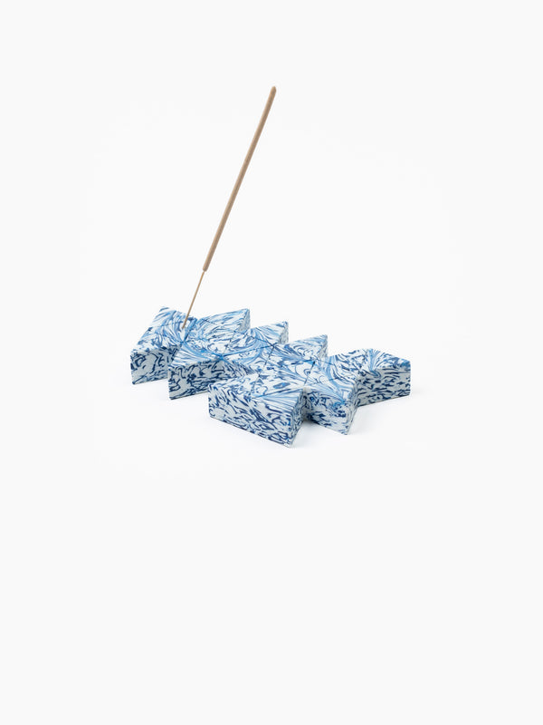 Space Available Dymaxion Map Incense Holder Blue