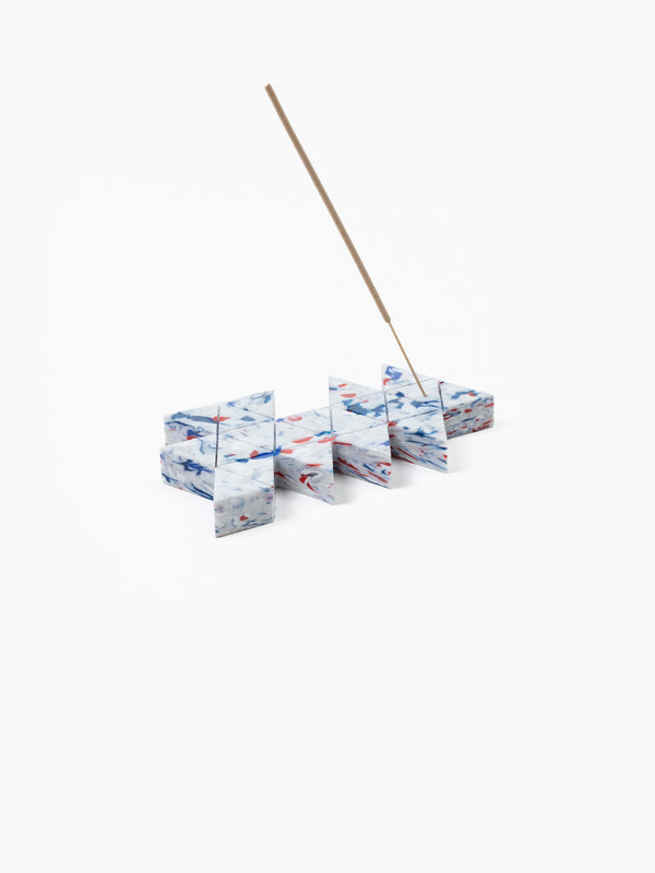 space available Dymaxion Map Incense Holder White