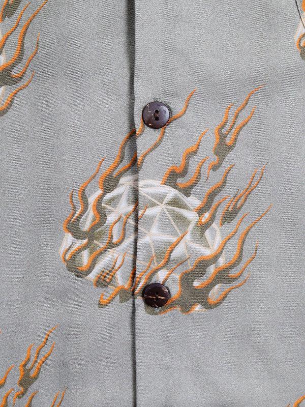 Space Available EARTH DOME ON FIRE SHIRT