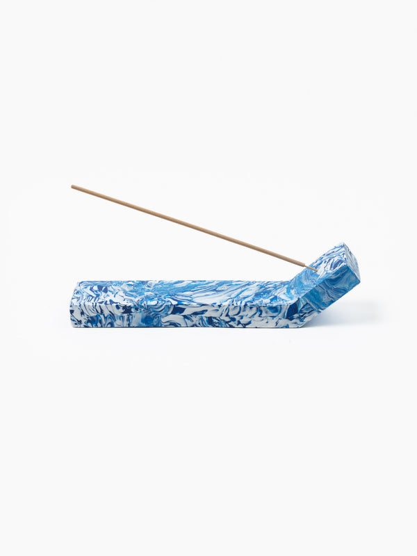 space available Incense Sculpture Blue