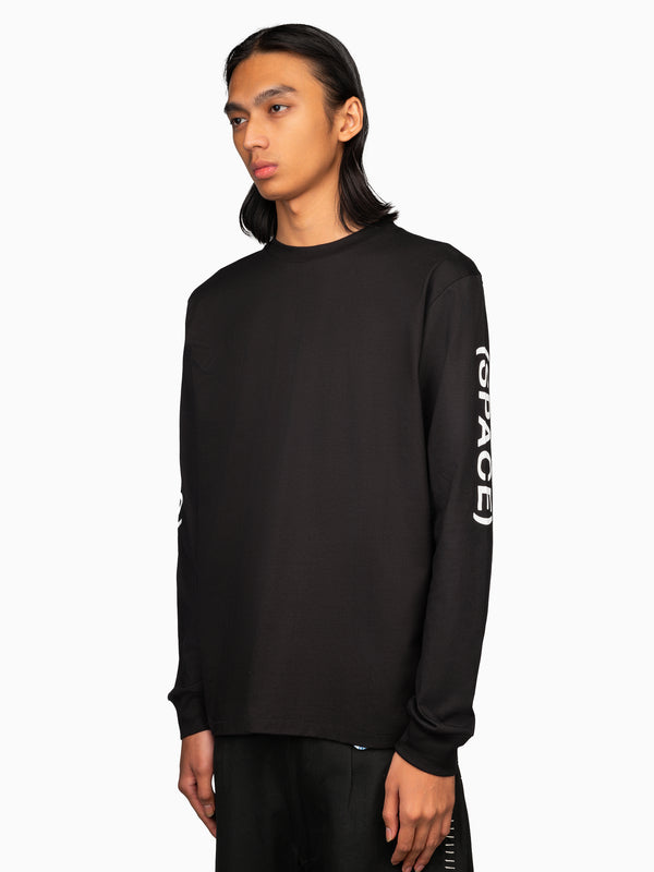 Space Available Inner Space Long Sleeve Tee Black
