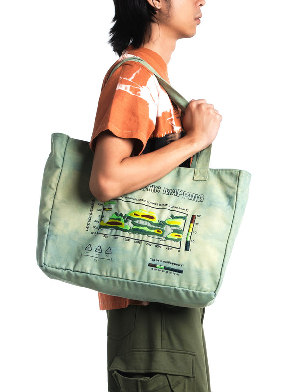 Space Available Ocean Mapping Bag Green