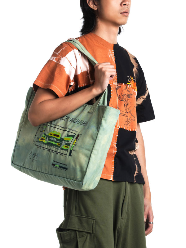 Space Available Ocean Mapping Bag Green