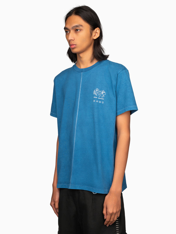 Space Available Plant Based Basic Tee Blue