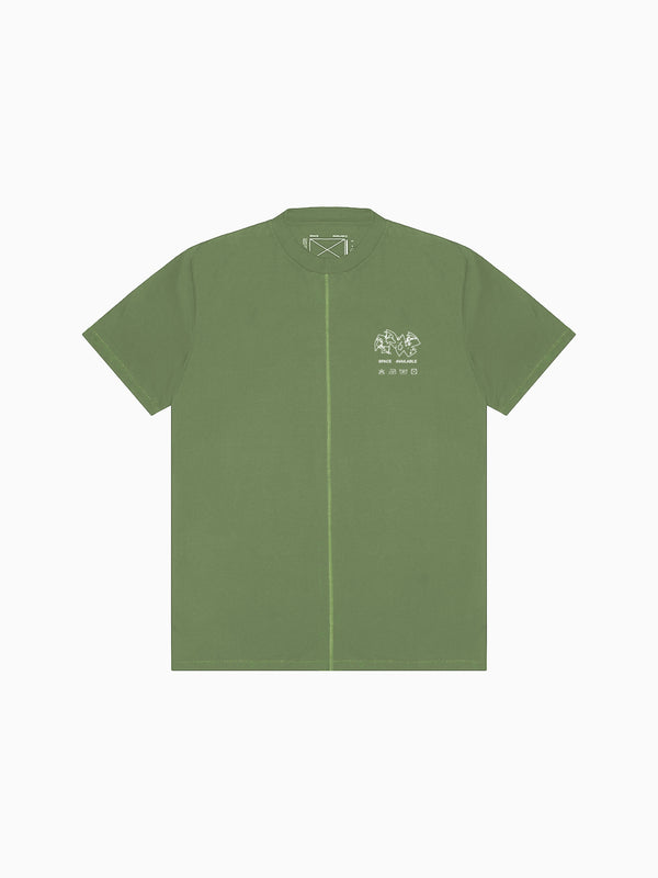 space available Plant Based Basic Tee Green
