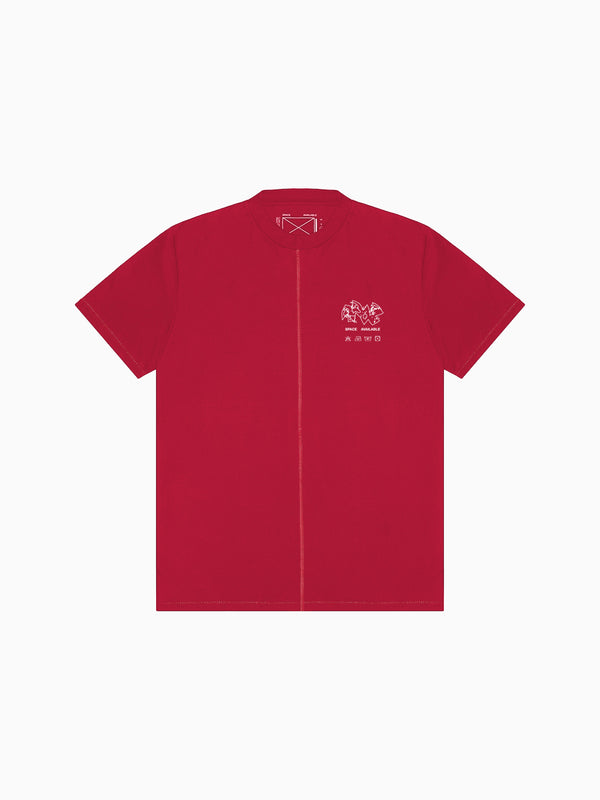 space available Plant Based Basic Tee Red