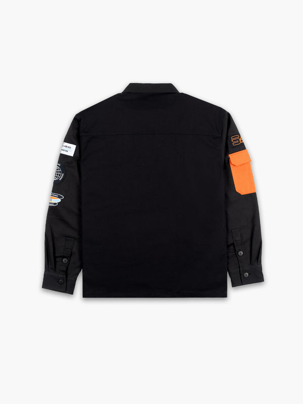 Space Available Plant Explorer Patch Shirt Black