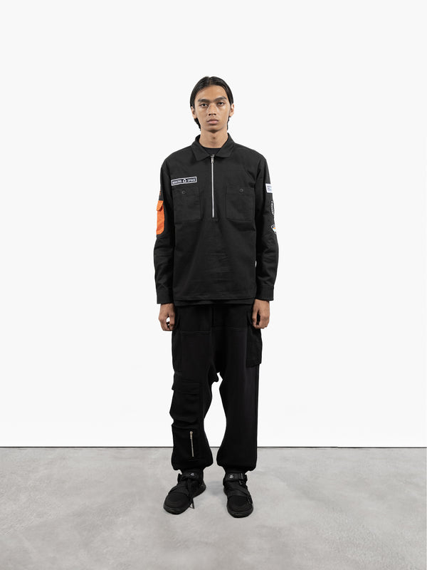 Space Available Plant Explorer Patch Shirt Black