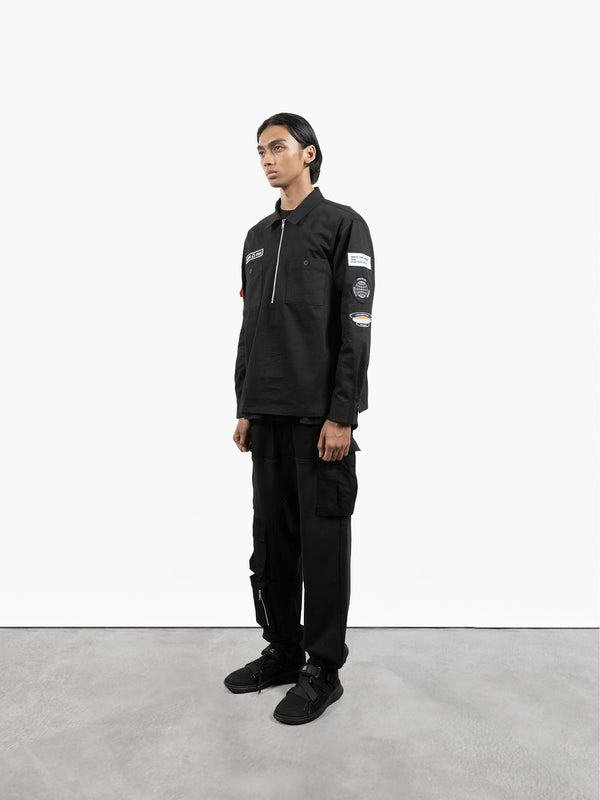 Space Available Plant Explorer Patch Shirt Black