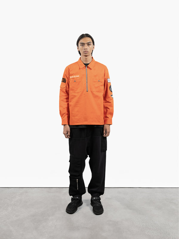 Space Available Plant Explorer Patch Shirt Orange