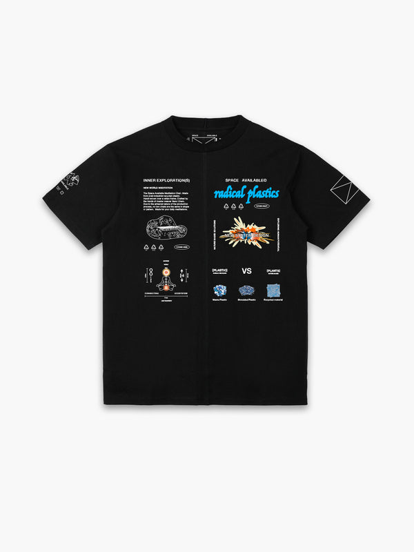 space available Plant vs Plastic T-shirt Black