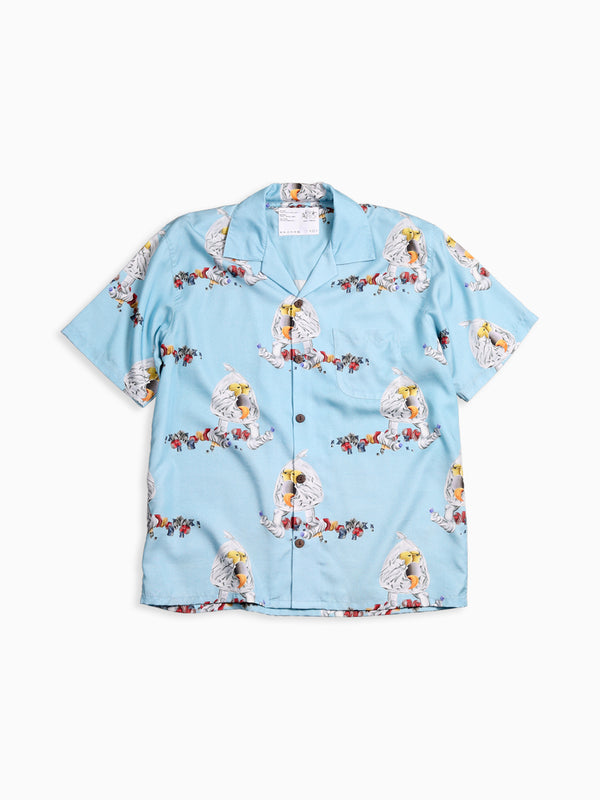 space available PLASTIC PEOPLE SHIRT BLUE