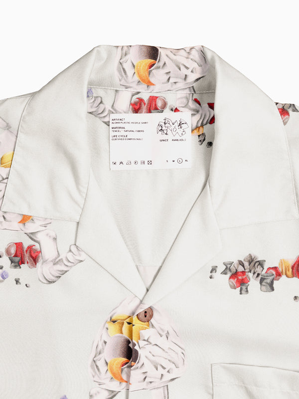 Space Available PLASTIC PEOPLE SHIRT WHITE