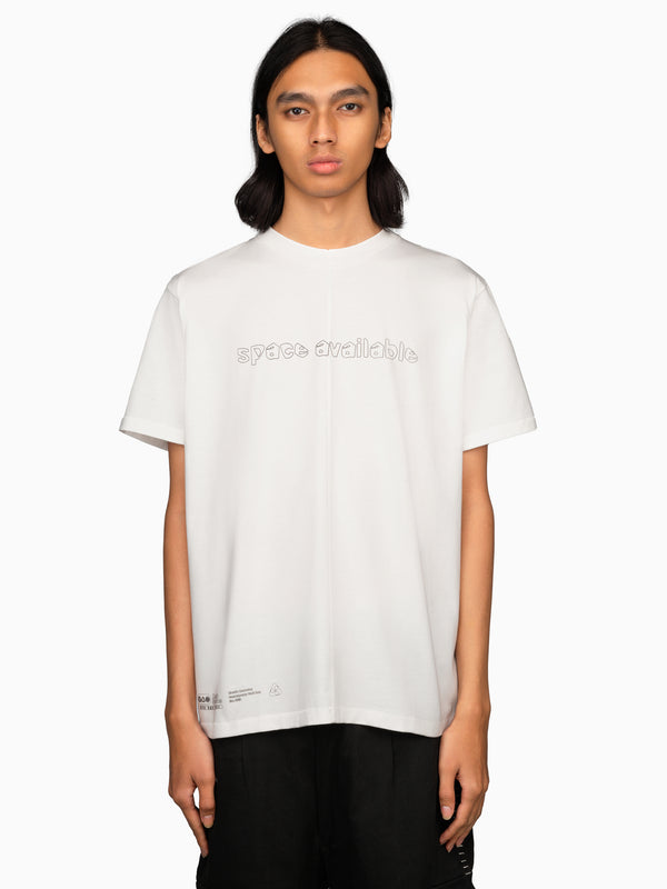 Space Available Radical Logo Tee White