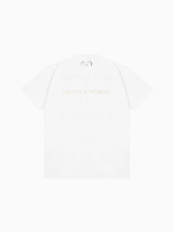 space available Radical Logo Tee White