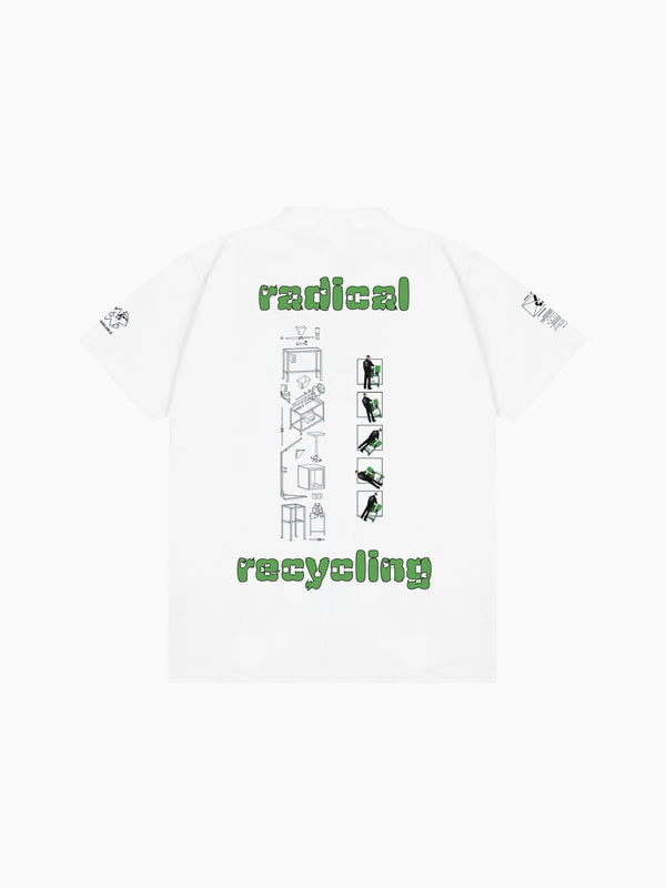 Space Available Radical Recycling Tee White