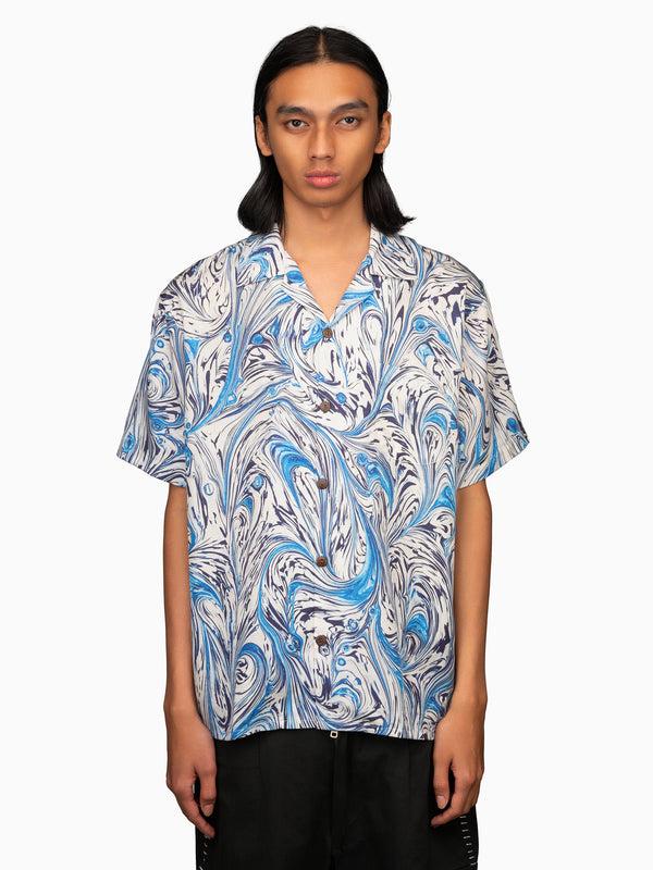 Space Available Recycle Bottle Shirt Blue Wave