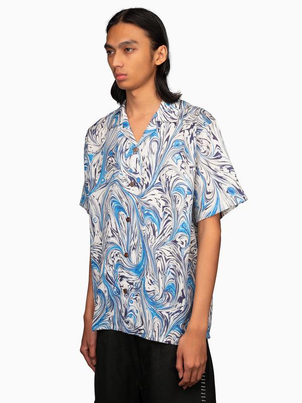 Space Available Recycle Bottle Shirt Blue Wave