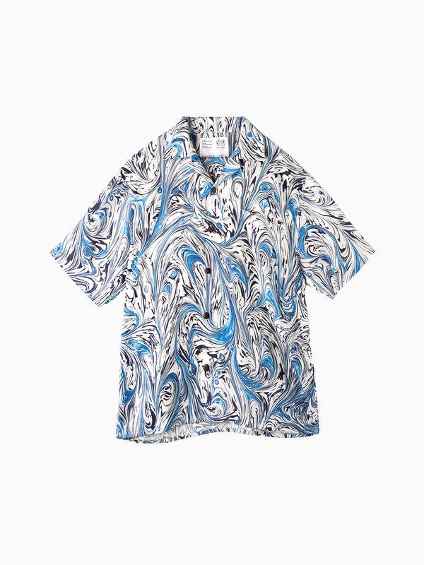 space available Recycle Bottle Shirt Blue Wave