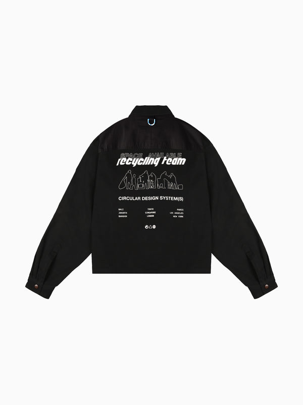 Space Available Recycling Team Jacket Black