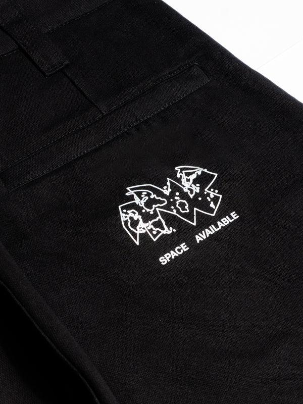 Space Available Recycling Uniform Work Pants Black