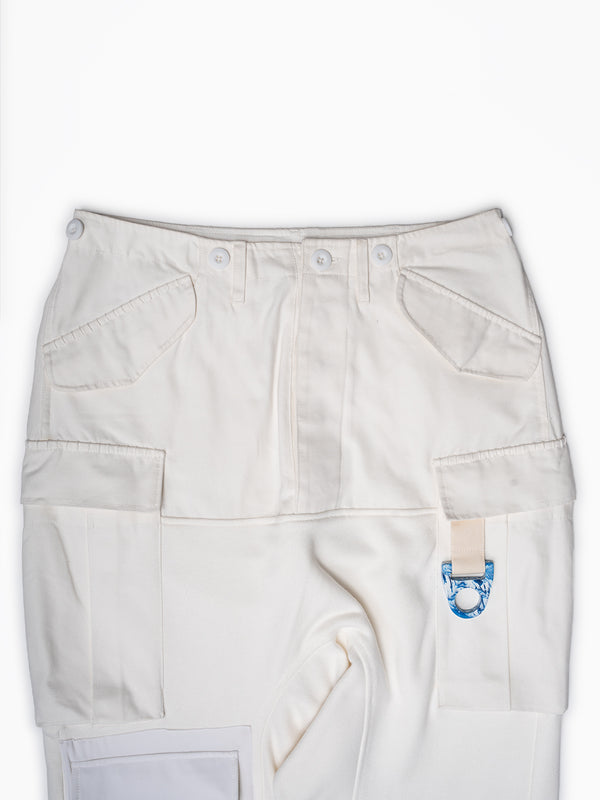Space Available Recycling Work Pants White