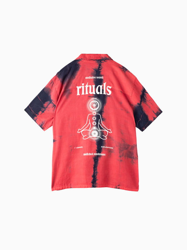 Space Available Ritual Shirt Tie Dye Red