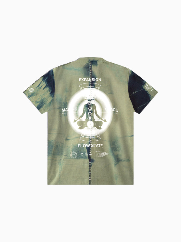 Space Available Ritual Tie Dye Tee Green