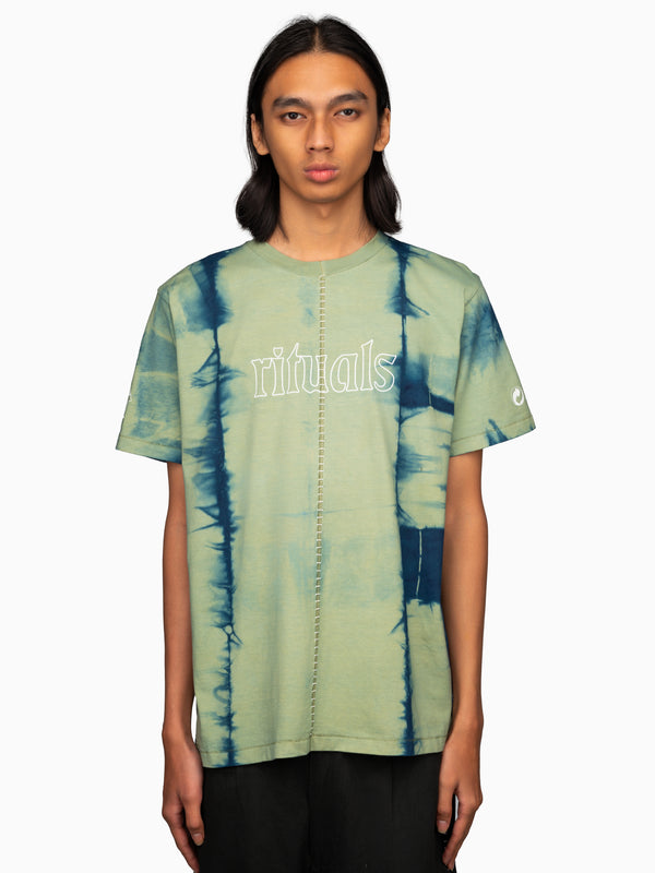 Space Available Ritual Tie Dye Tee Green