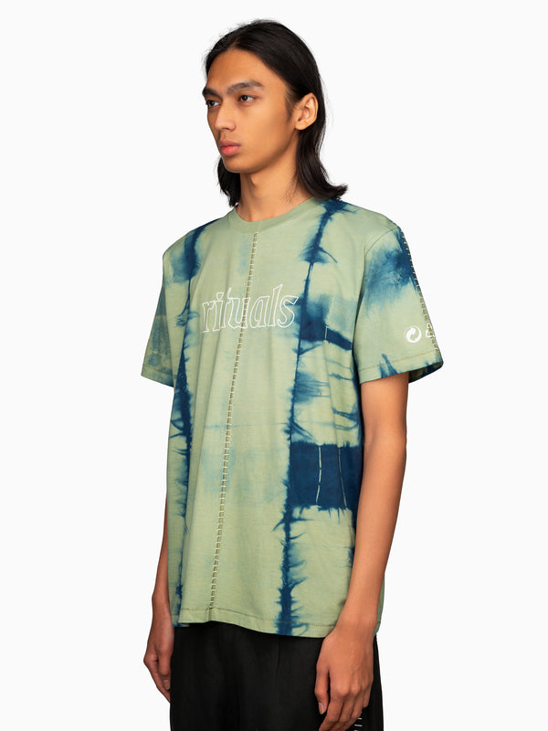 Space Available Ritual Tie Dye Tee Green