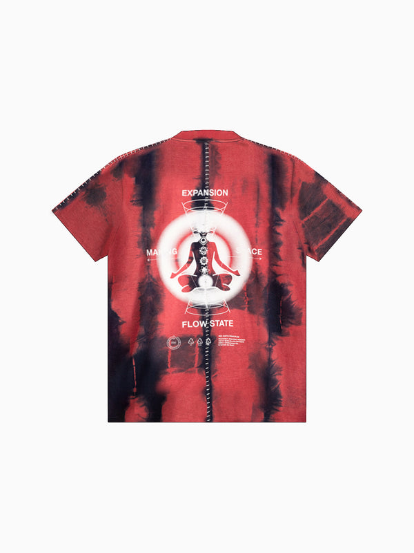 Space Available Ritual Tie Dye Tee Red