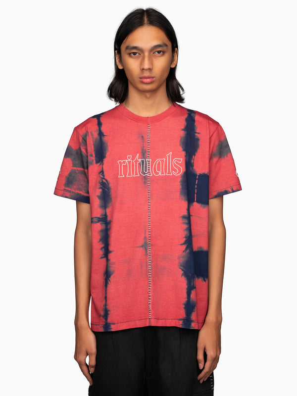 Space Available Ritual Tie Dye Tee Red