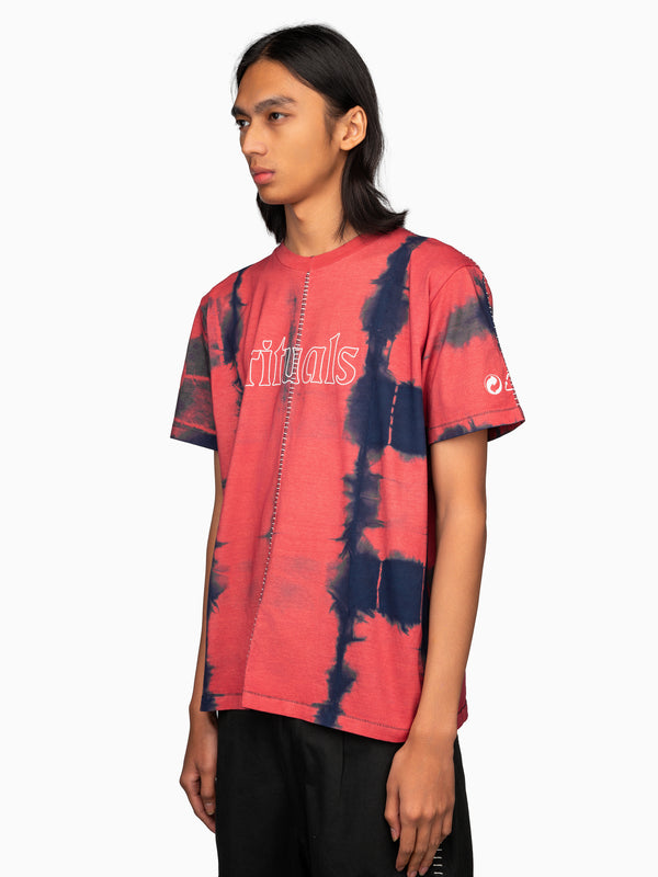 Space Available Ritual Tie Dye Tee Red